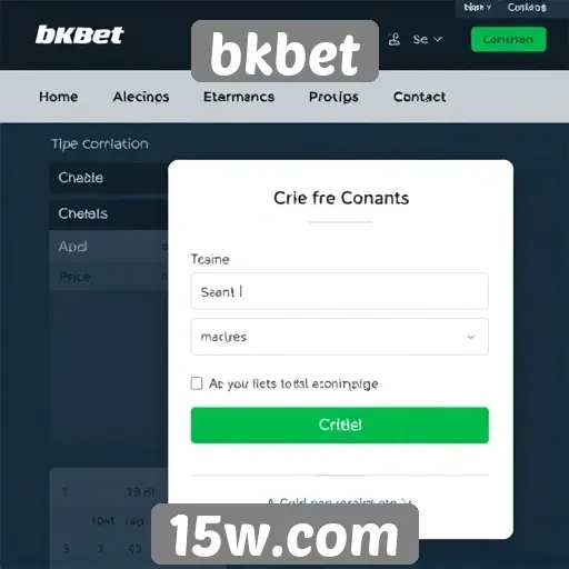 Como criar uma conta na plataforma bkbet
